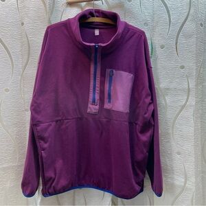 Women’s Utility Pullover Jacket in Deep Purple
